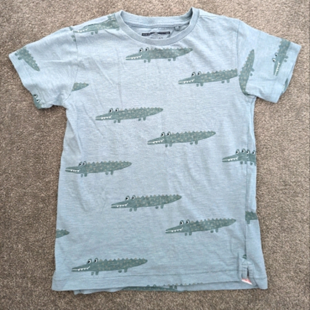 NEXT Tshirt alligator print cotton 5T 6T